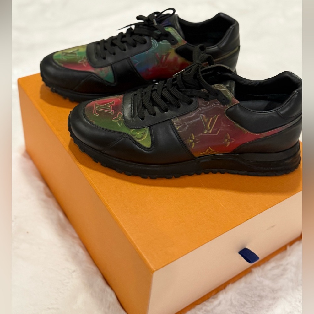 Louis Vuitton 2054 Holographic Monogram Run Away Sneakers – Men’s 7 - Picture 3 of 5